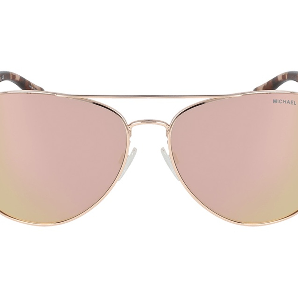 Michael Kors Pink Gold Aviator Sunglasses